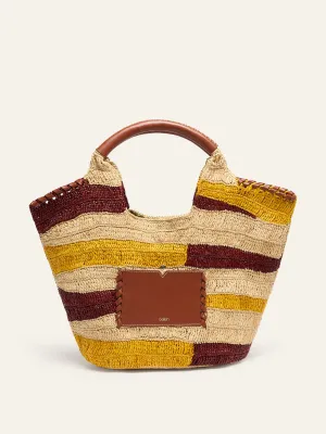 Ara raffia shopper