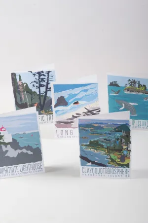 Art Cards | 5x7 | Ucluelet Travel Set