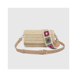 Bag Freya Raffia Crossbody - Natural