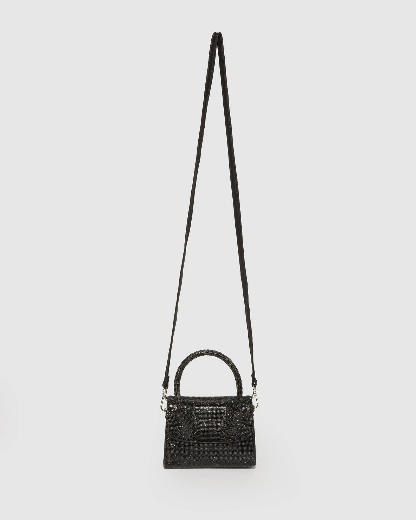 Black Kiki Crystal Bag