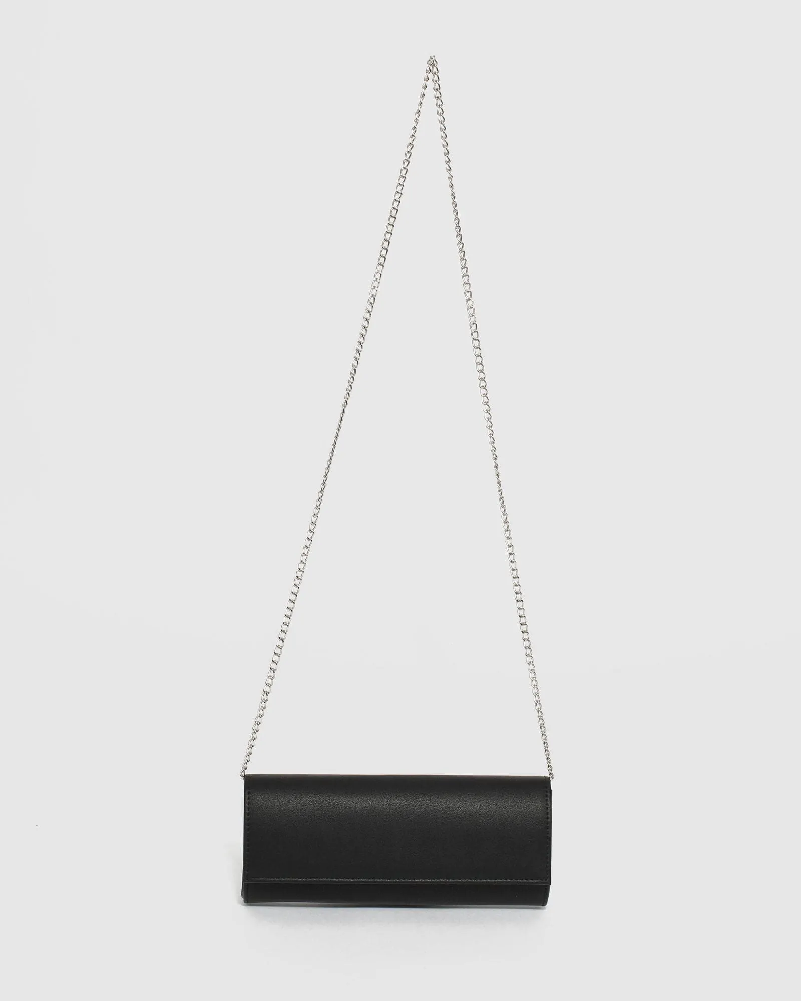 Black Nolene Plain Clutch Bag Bag