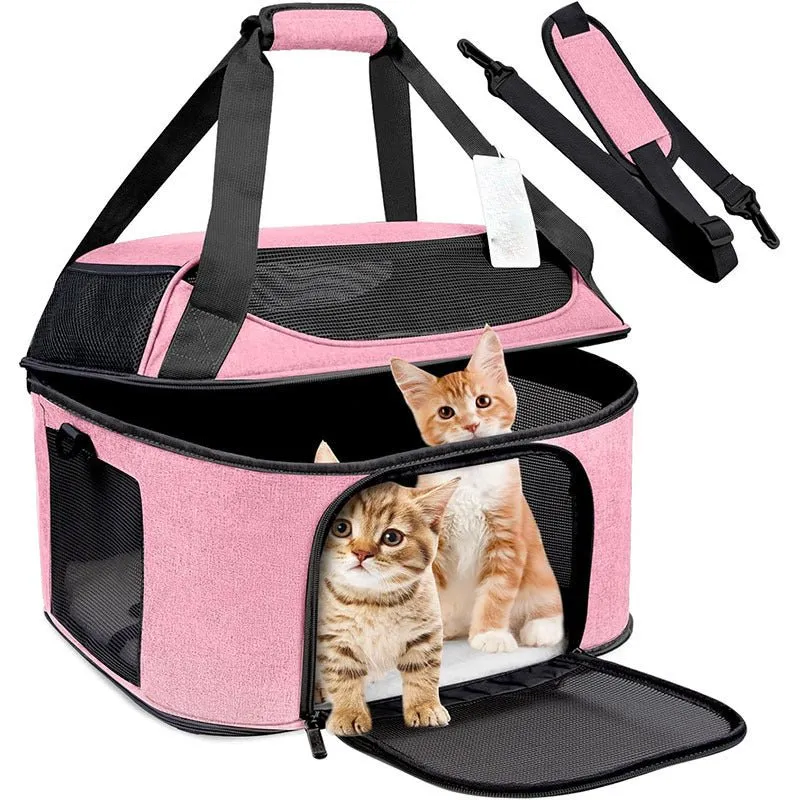 Breathable Transparent Carrier Backpack Handbag Shoulder Bag In One For Cats Dogs Pets