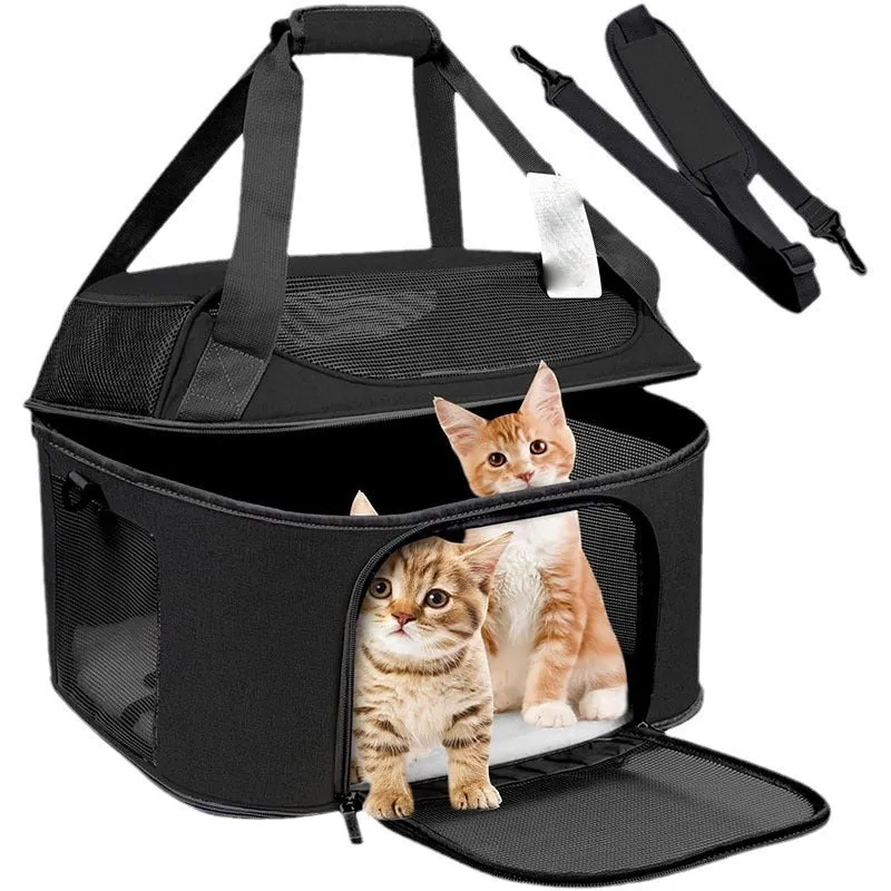 Breathable Transparent Carrier Backpack Handbag Shoulder Bag In One For Cats Dogs Pets