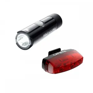 CAT EYE Volt 100XX Front & Rear Bicycle Light Set