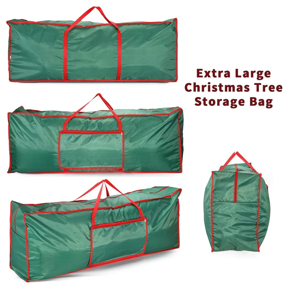 Christmas Storage Bag Green Fabric 125x30x50cm