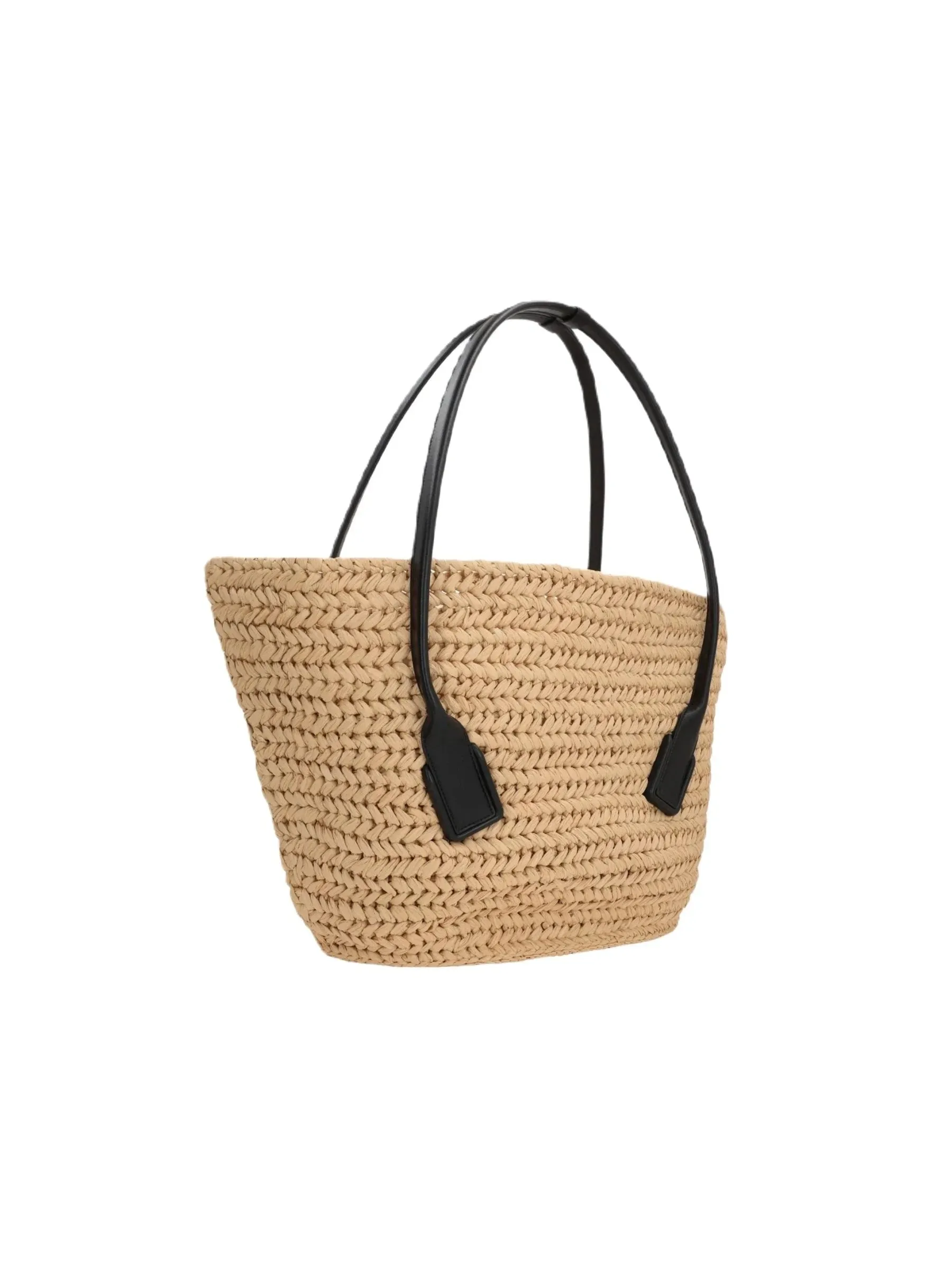 Crochet Raffia Tote Bag