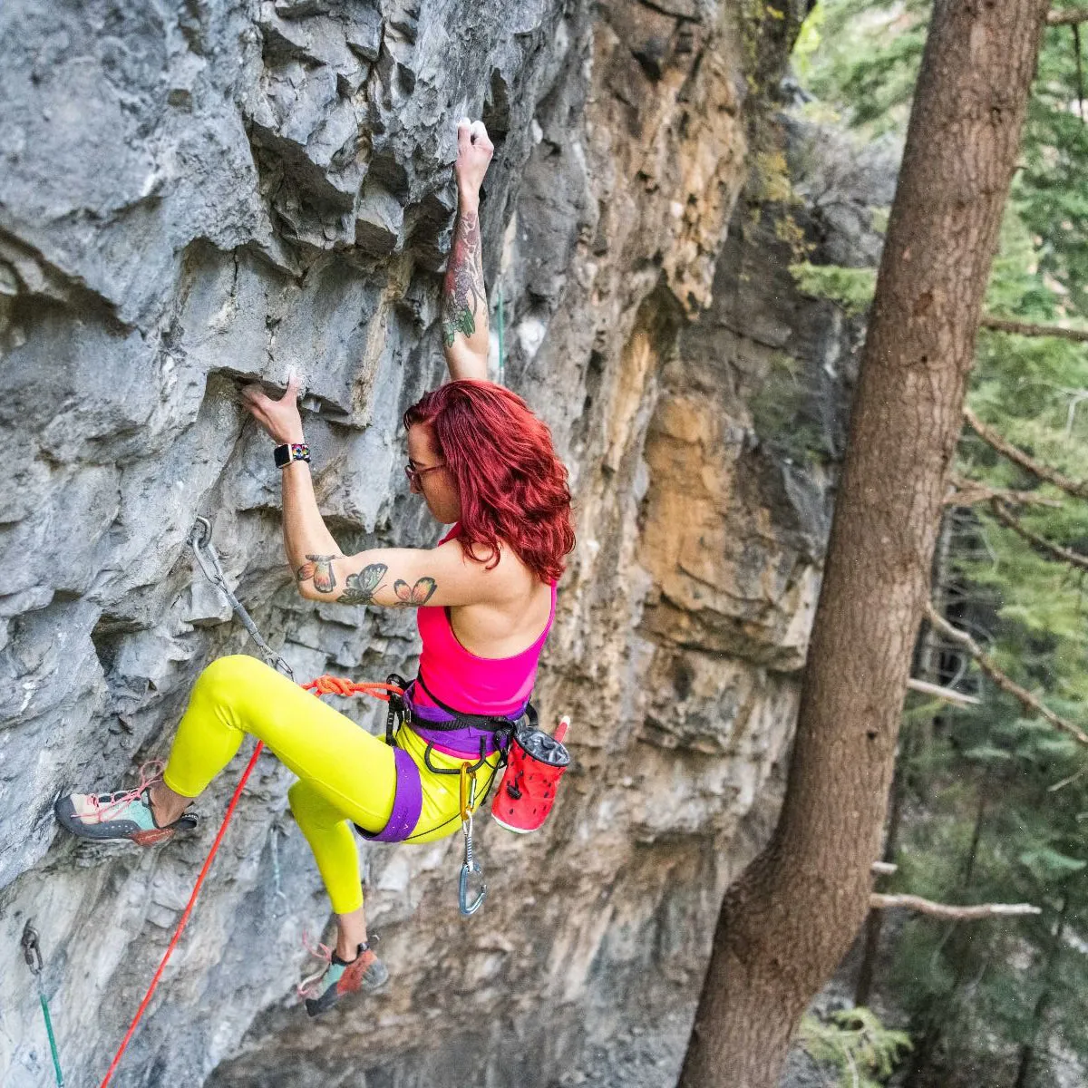 Cypher Design Print Chalk Bags for Sport Climbers