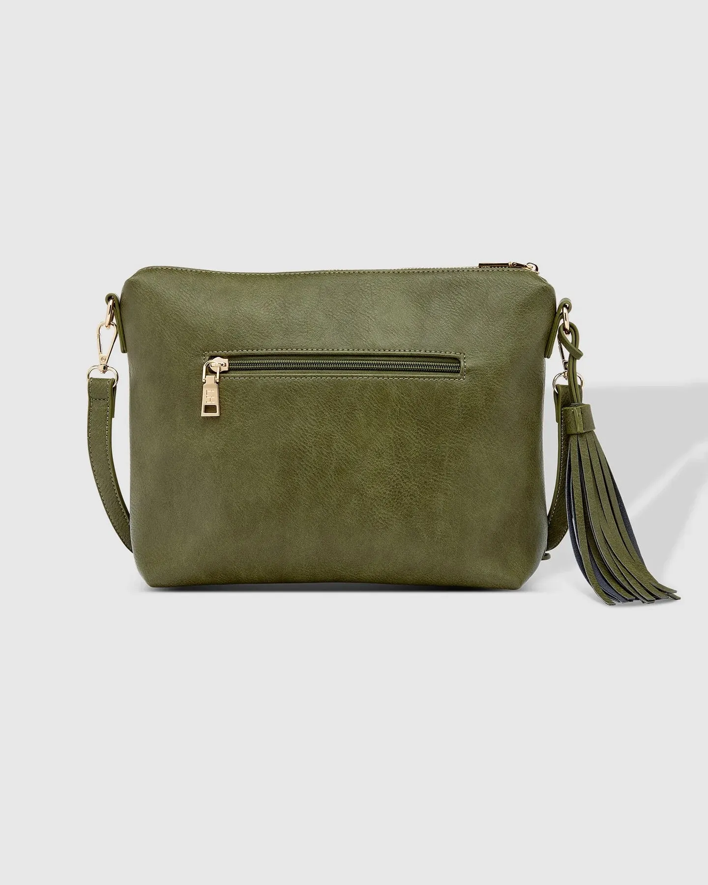 Daisy Stripe Crossbody Bag Khaki