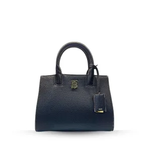 Elegant Black Leather Handbag | A1087