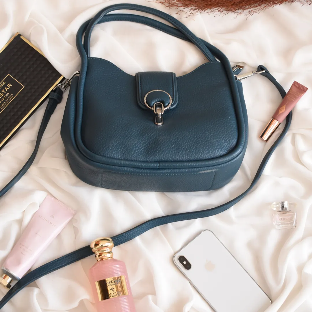 Elegant Mini Satchel Darkblue