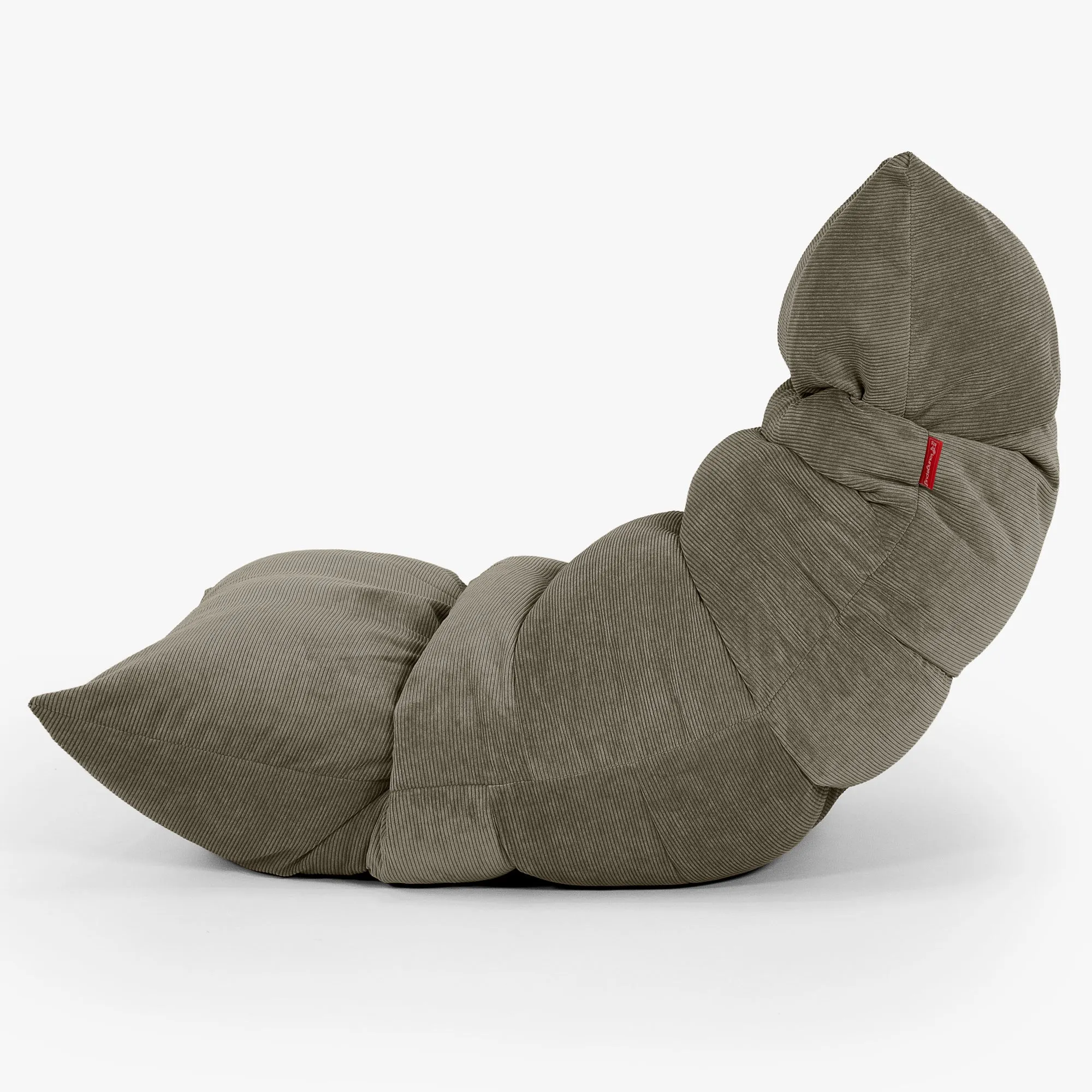 Eva Lounger Bean Bag - Needlecord Olive