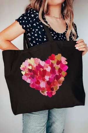 Full Of Love Canvas Jumbo Tote