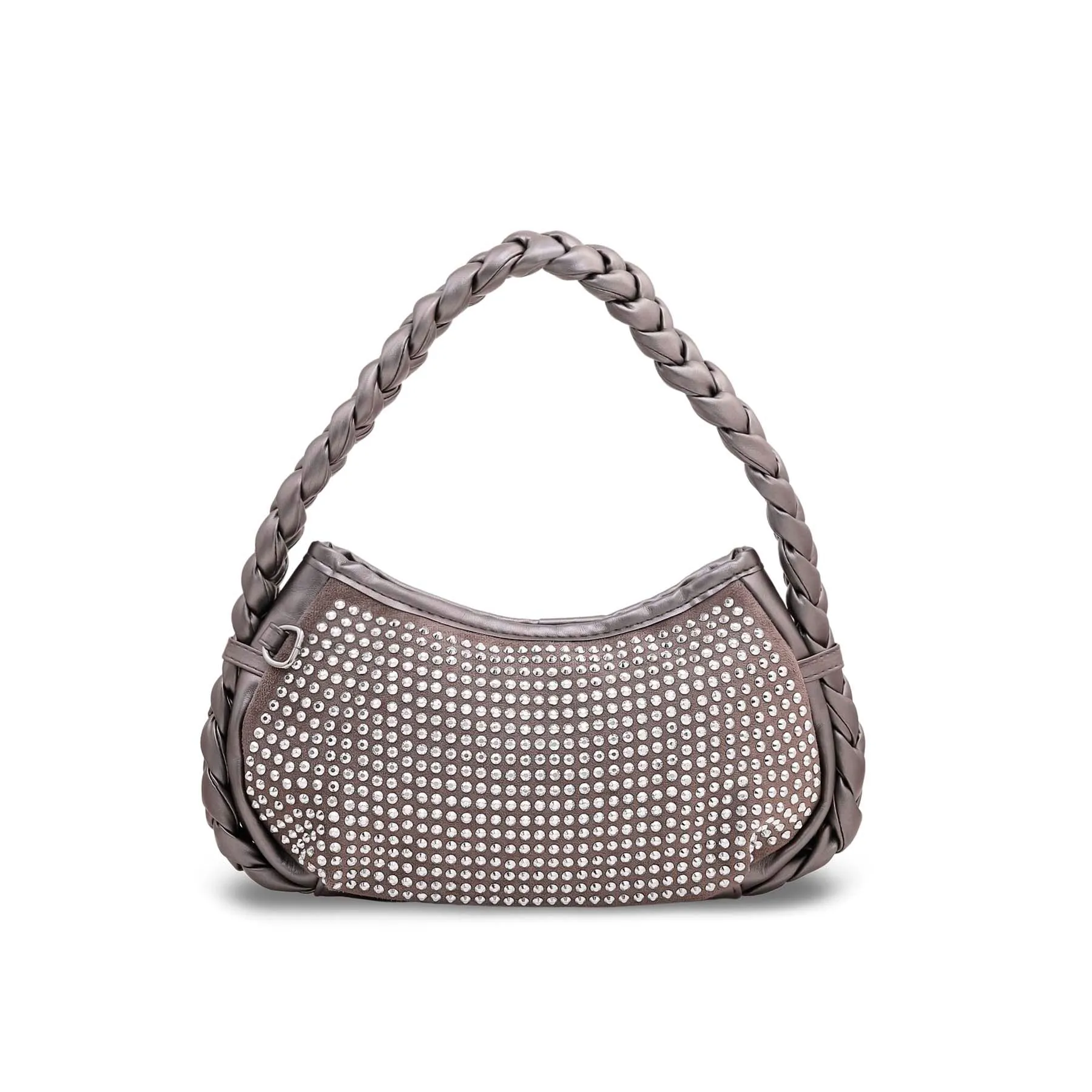 Grey Formal Shoulder Bag P36117