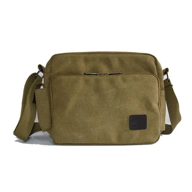 High Quality Men Canvas Bag Casual Travel Men's Crossbody Bag Luxury Men Messenger Bags