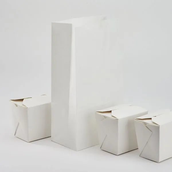 Karat 6 lb Paper Bag, White - 2,000 pcs