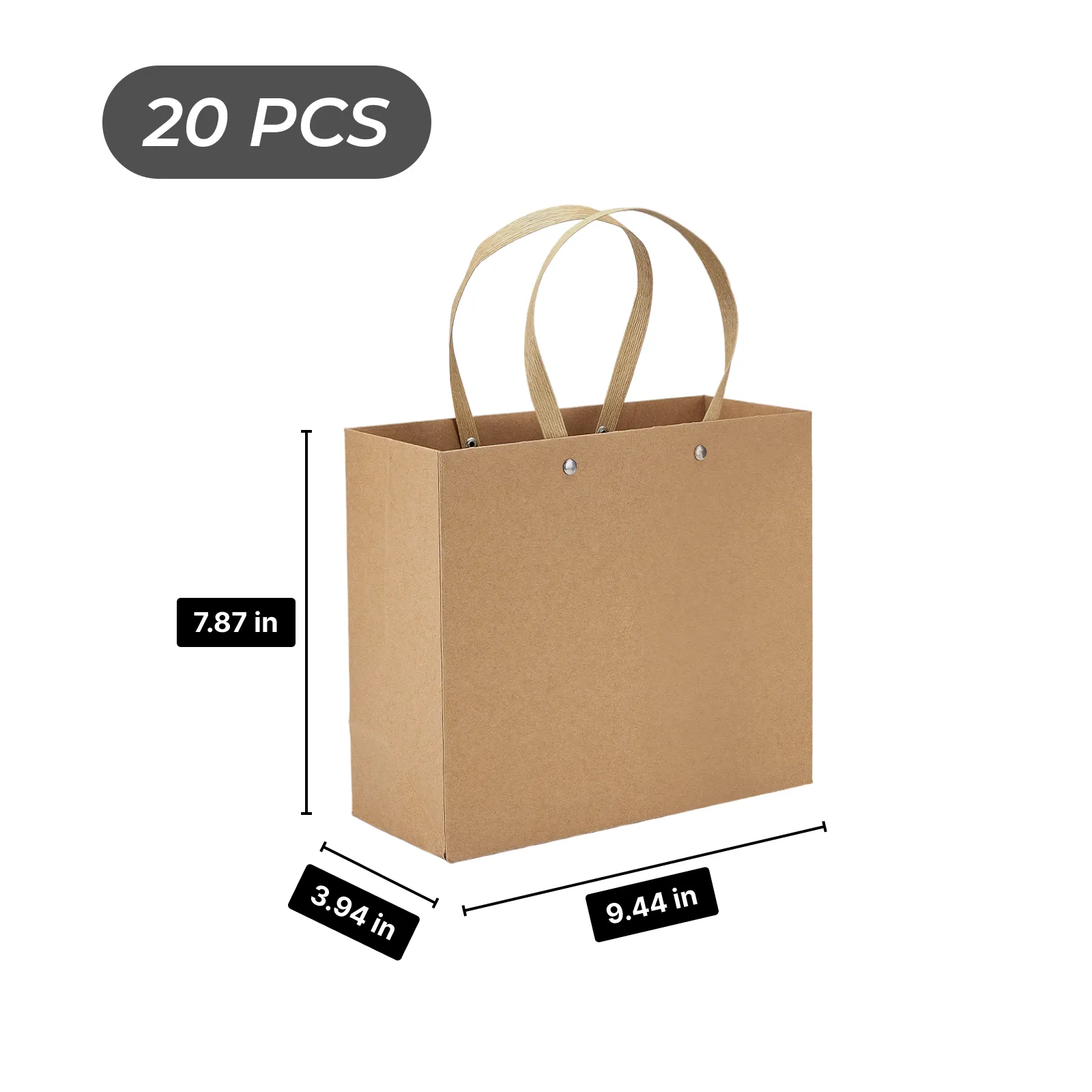 Kraft Paper Bag with Handle