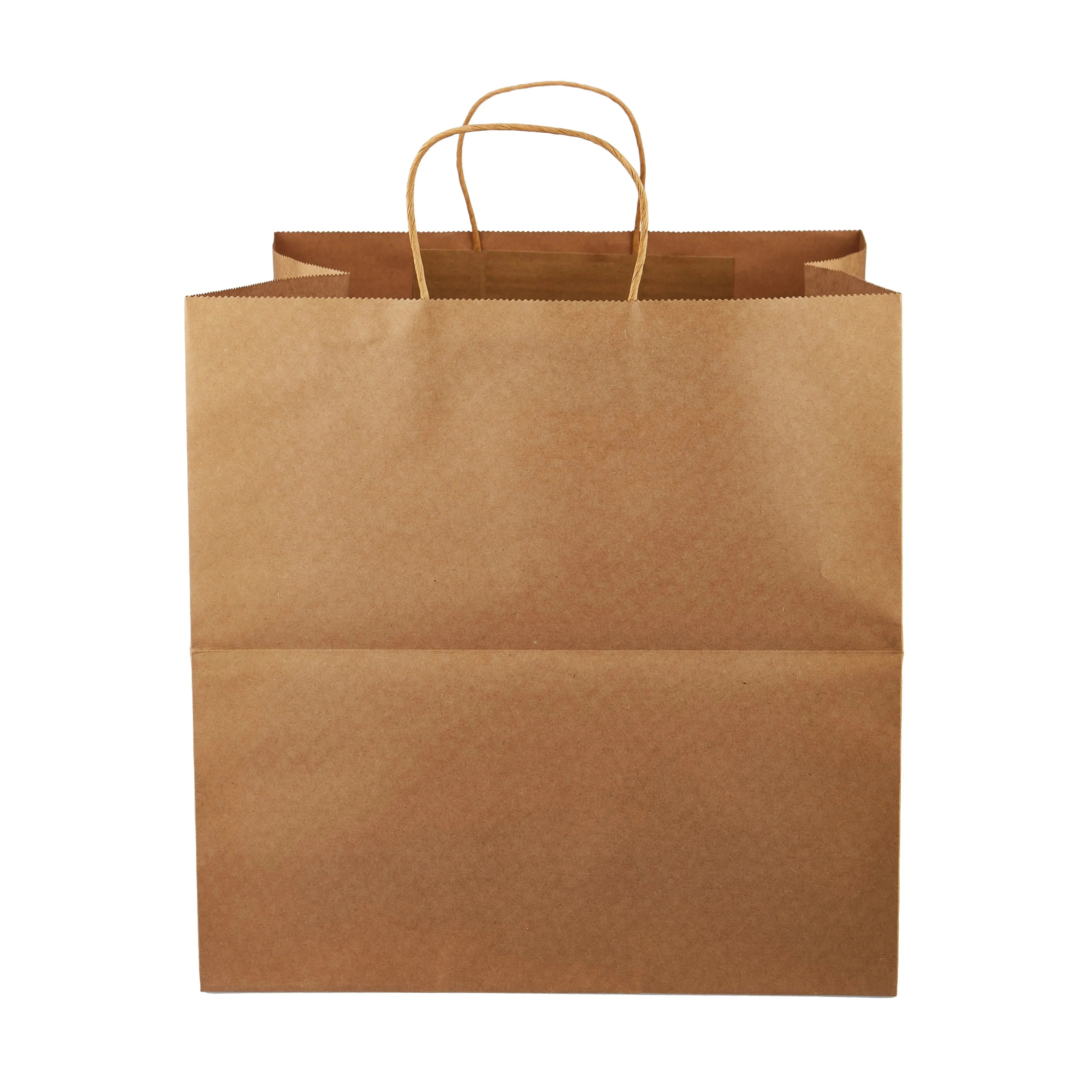 LARGE-KRAFT PAPER BAG WITH TWISTED HANDLE