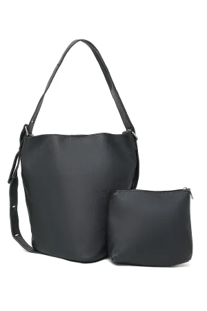 LEATHER BAG-BLACK