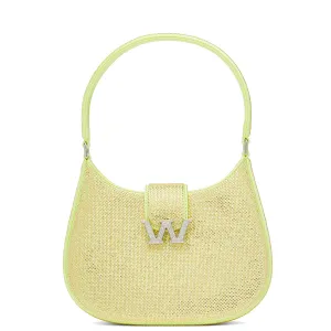 Legacy Sequins Small Hobo, Lemon