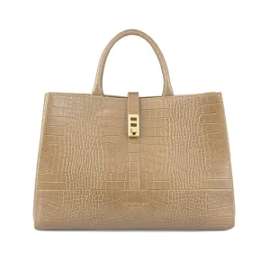 Lola Croco 15" - Light Beige