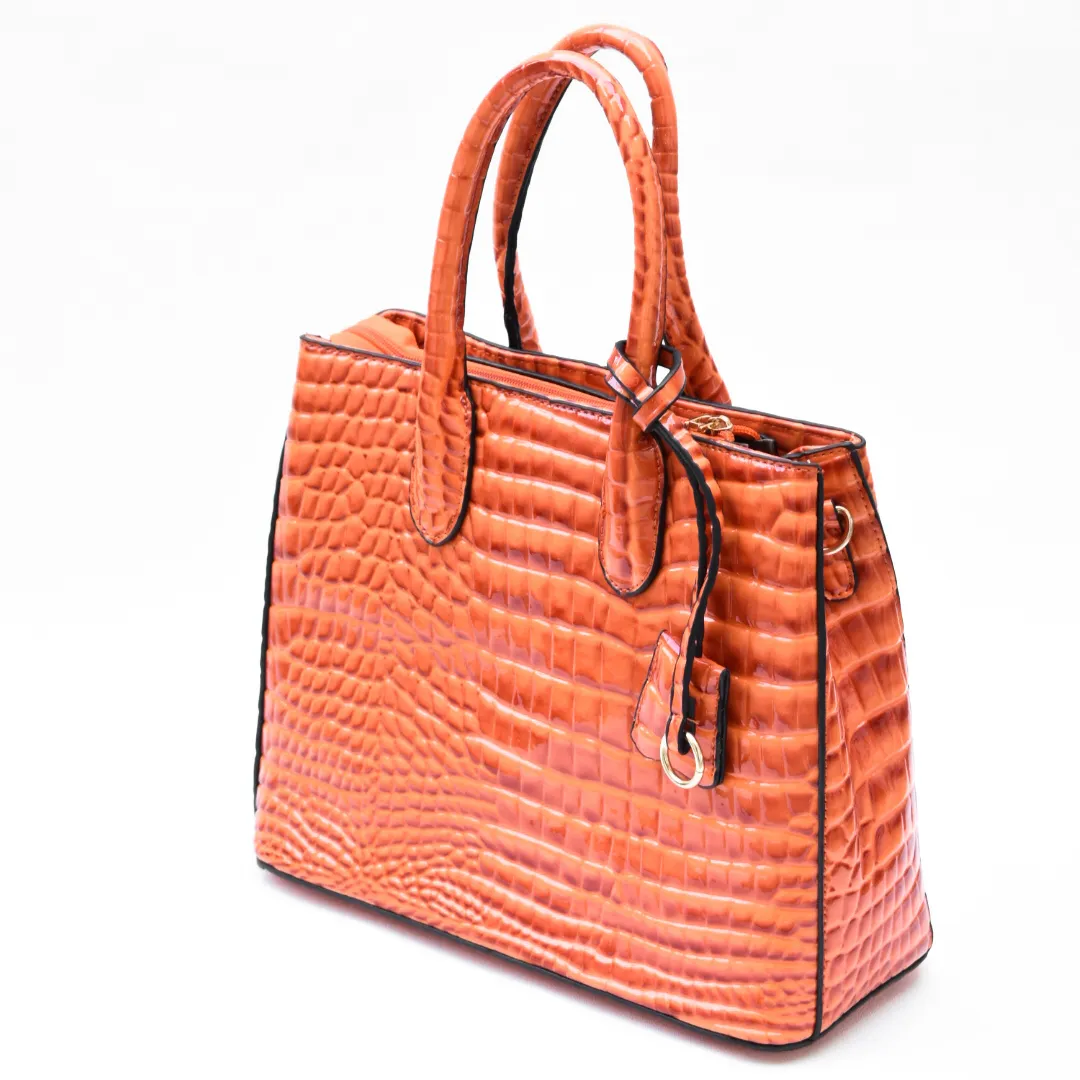 Luxe Croco Bag Orange