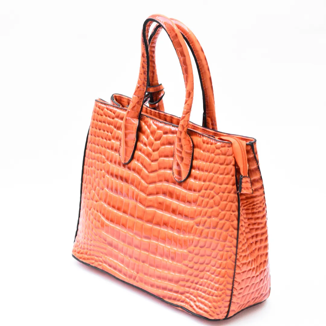 Luxe Croco Bag Orange