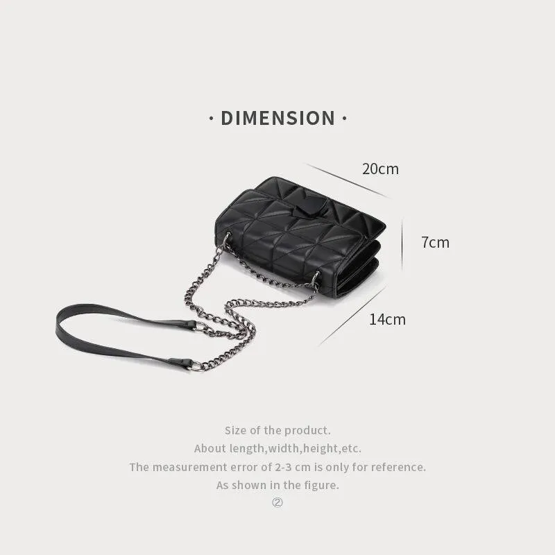 Luxury Handbags Women Rhombic Crossbody Bags Chain Small Messenger Bag