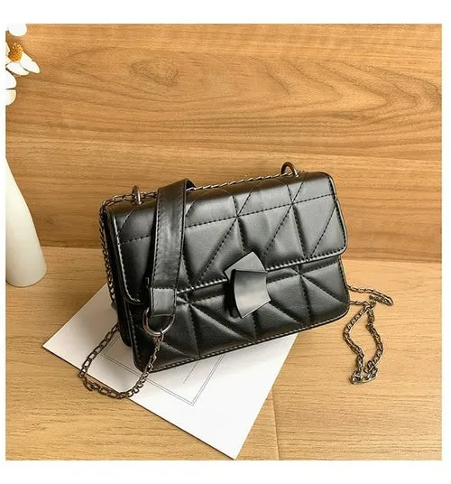 Luxury Handbags Women Rhombic Crossbody Bags Chain Small Messenger Bag