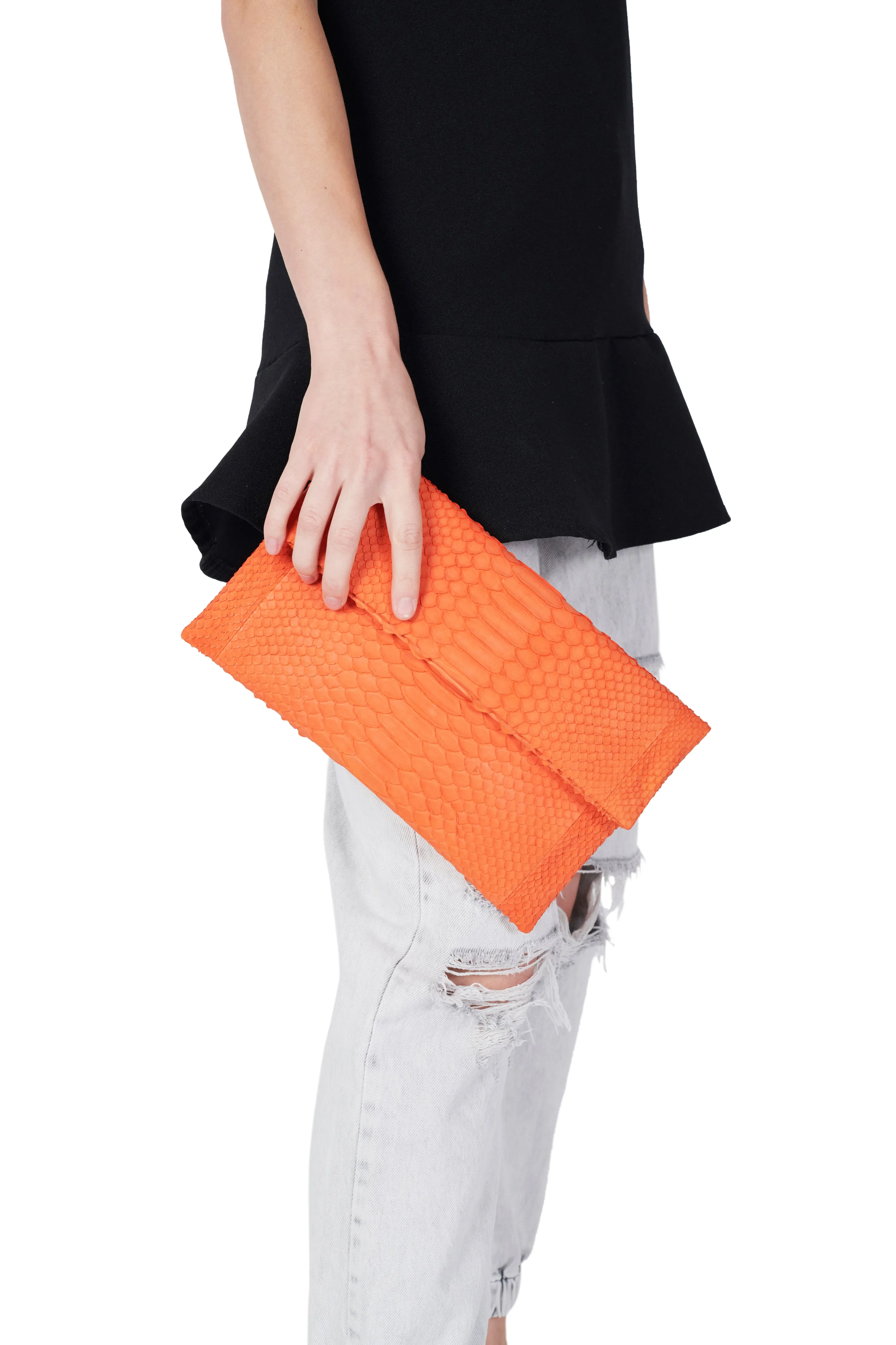 Mandalay Mandarin Foldover Clutch