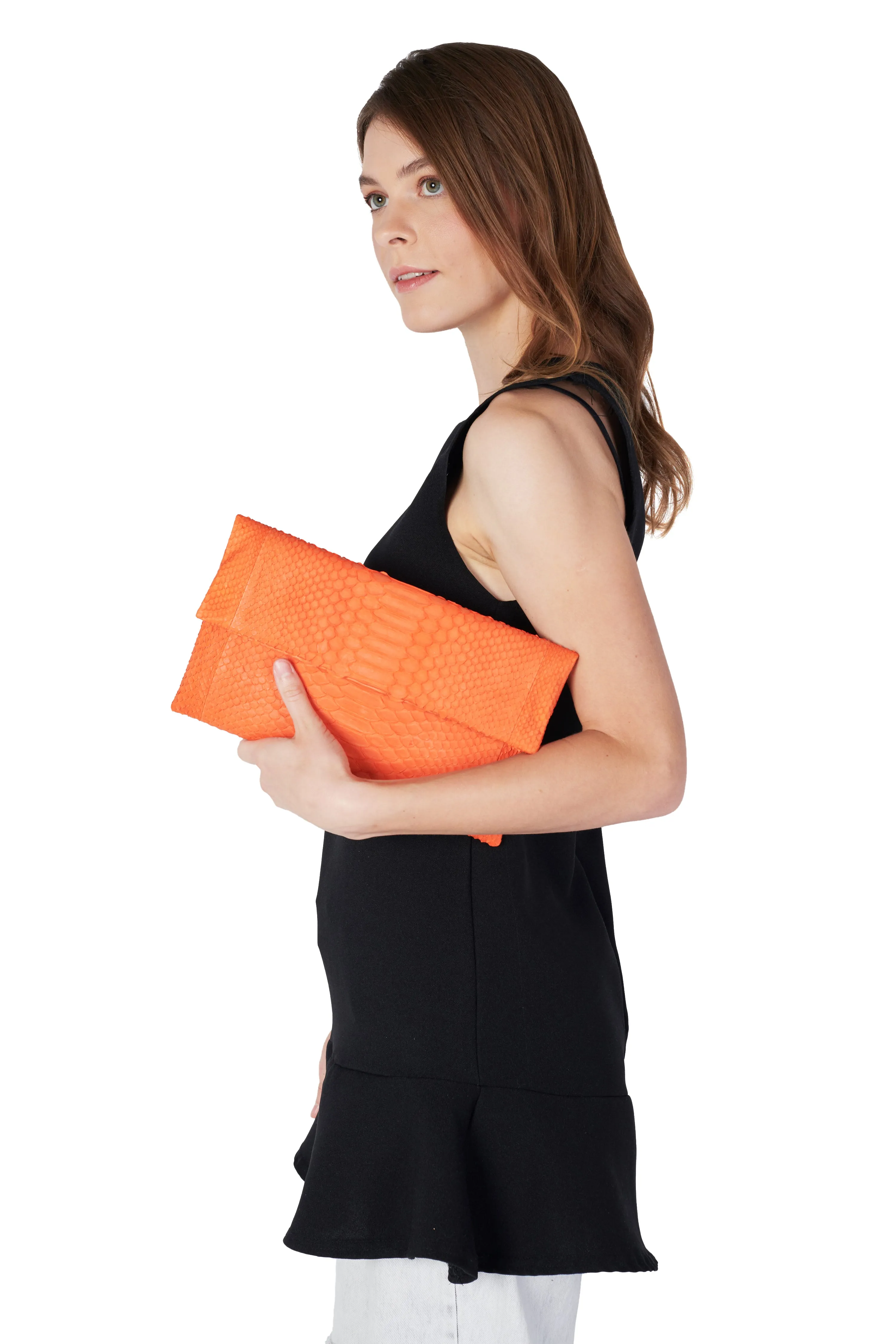 Mandalay Mandarin Foldover Clutch