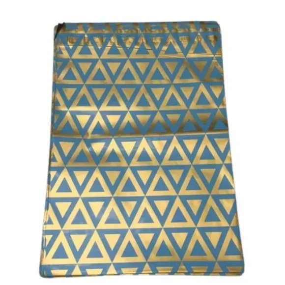 NEW 20 pcs elegant‎ Gold & Teal design poly mailer shipping bags