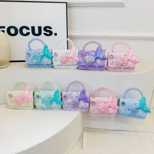 New Children's Bag Stylish Princess Accessories Handbag Girl's  Crossbody Bag Cute Girl's Shoulder Bag