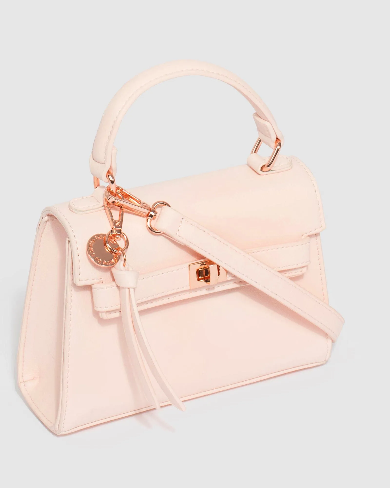 Pink Lareina Top Handle Bag