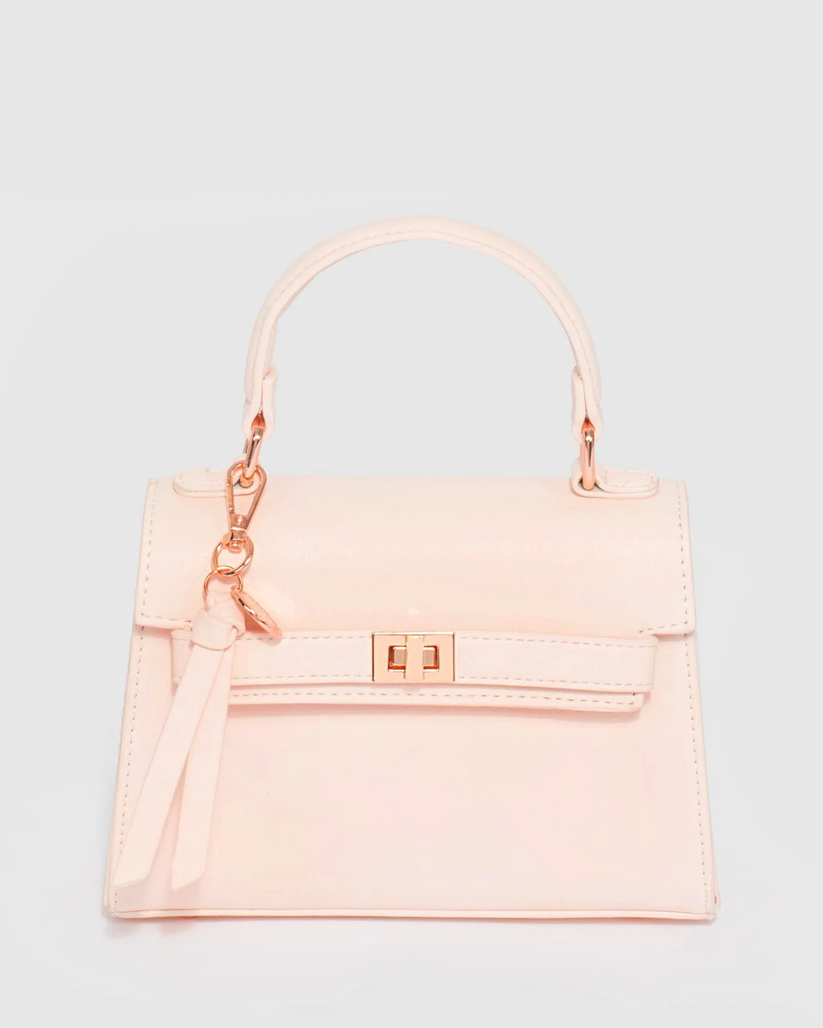 Pink Lareina Top Handle Bag