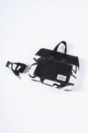 Practical Plastic Laptop Bag in White Confetti