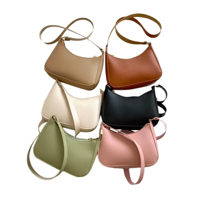 PU Leather Shoulder Underarm Bag