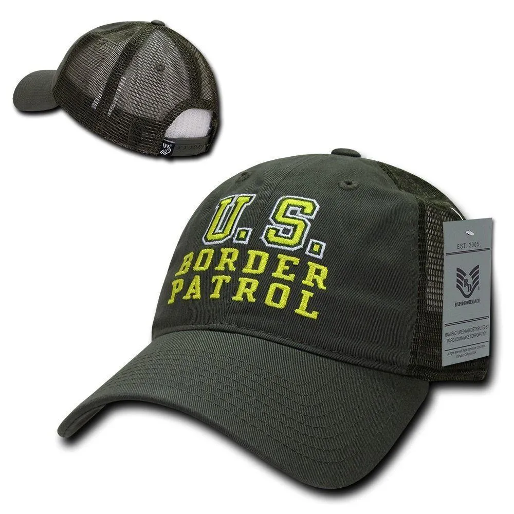 Rapid Dominance Law Enforcement Relaxed Trucker Cotton Low Crown Caps Hats