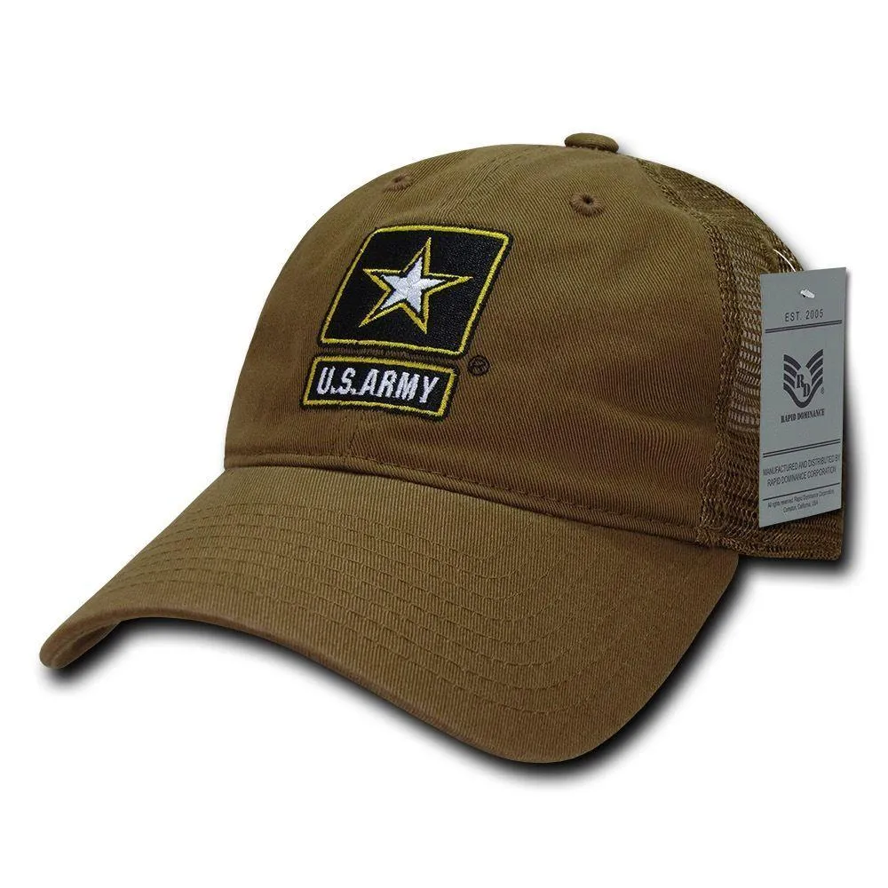 Rapid Dominance Law Enforcement Relaxed Trucker Cotton Low Crown Caps Hats