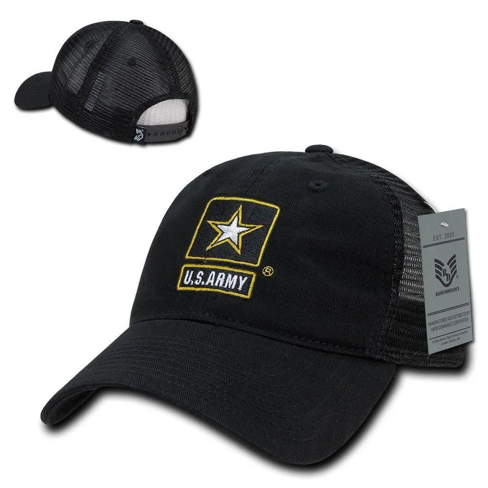 Rapid Dominance Law Enforcement Relaxed Trucker Cotton Low Crown Caps Hats