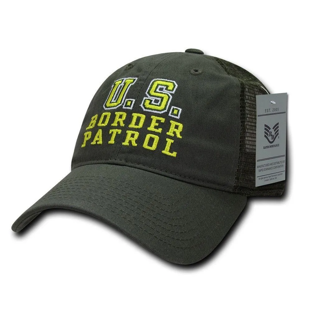 Rapid Dominance Law Enforcement Relaxed Trucker Cotton Low Crown Caps Hats