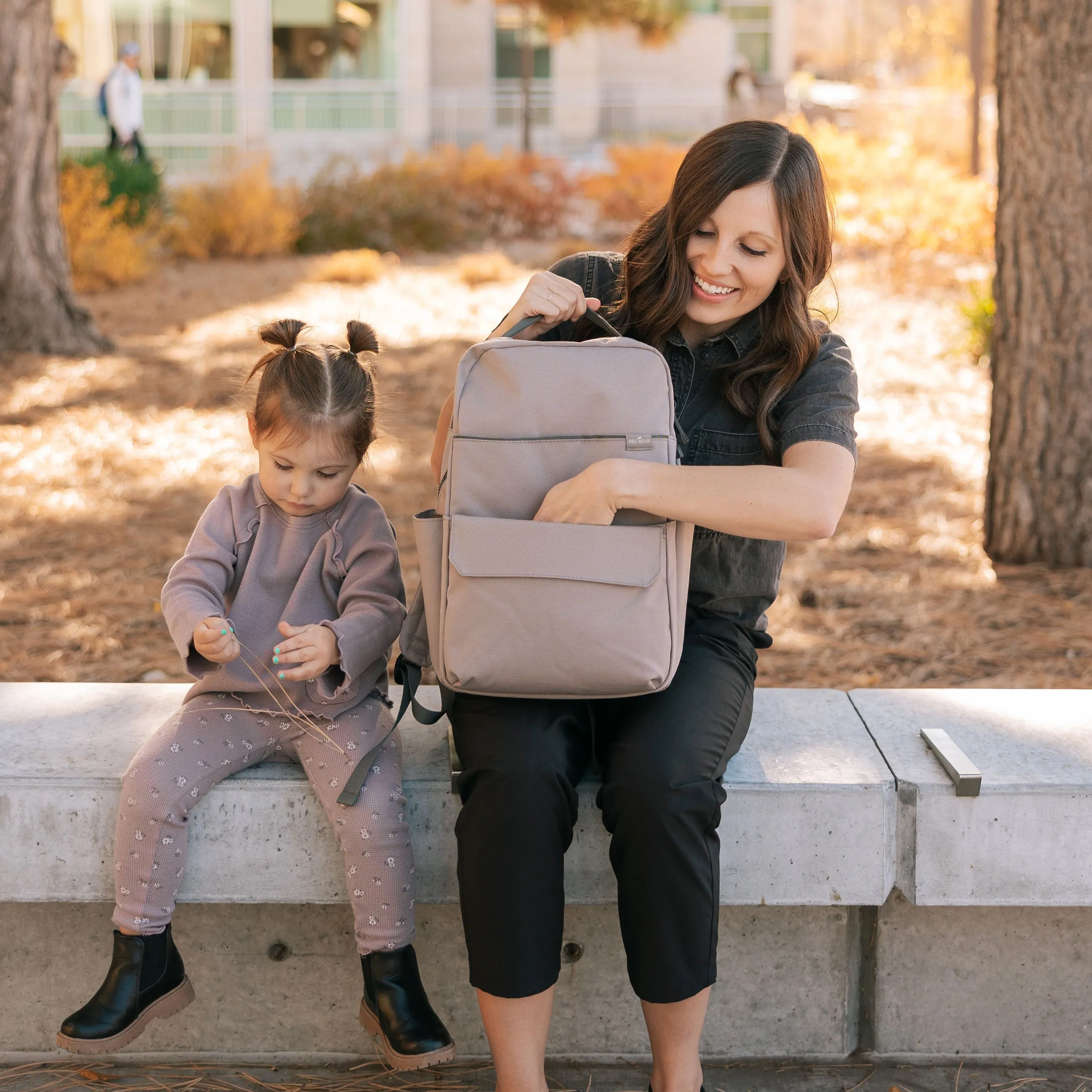 Red Rovr Roo Backpack - Truffle