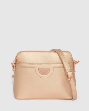 Rose Gold Karen Plate Crossbody Bag