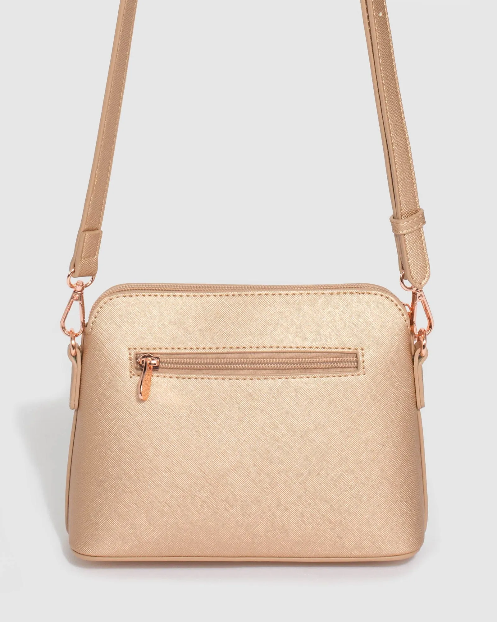 Rose Gold Karen Plate Crossbody Bag