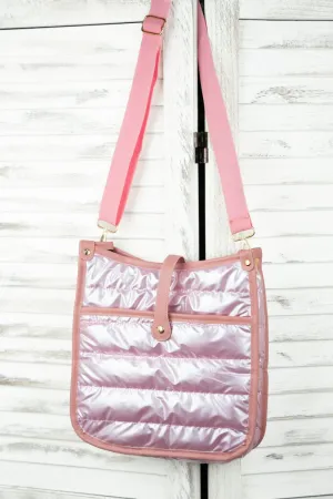 SALE! Kennedy Puffy Pink Crossbody Bag