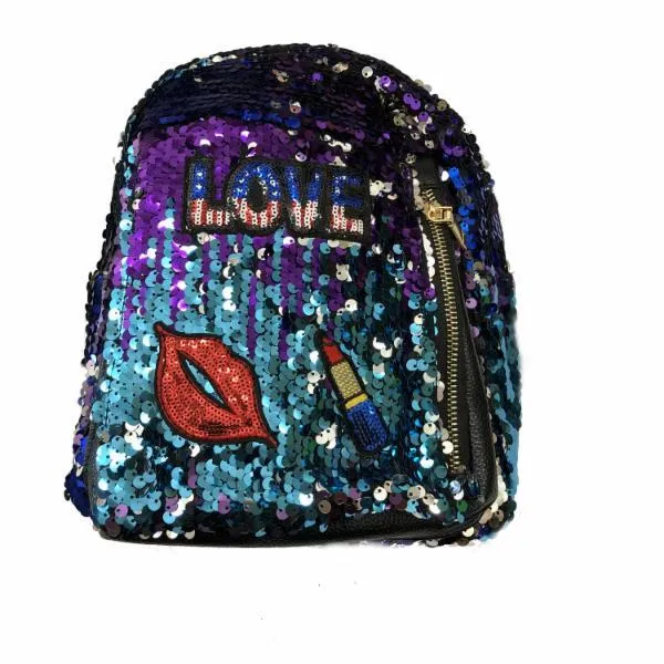 Sequin Love Back Pack