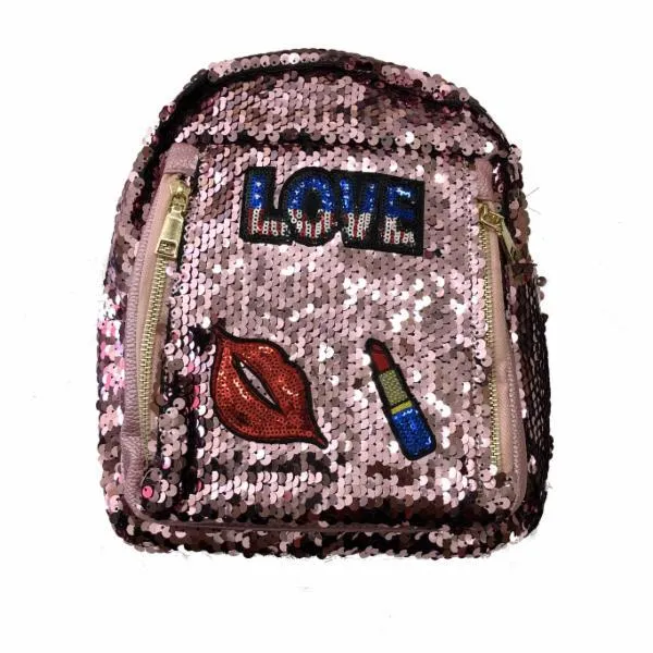 Sequin Love Back Pack