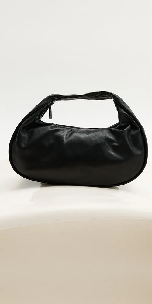 Soft Bon Bon Bag Black Leather