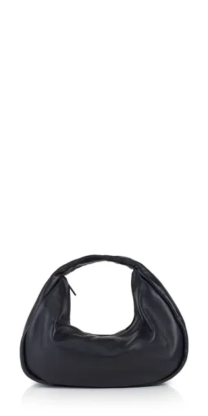 Soft Bon Bon Bag Black Leather