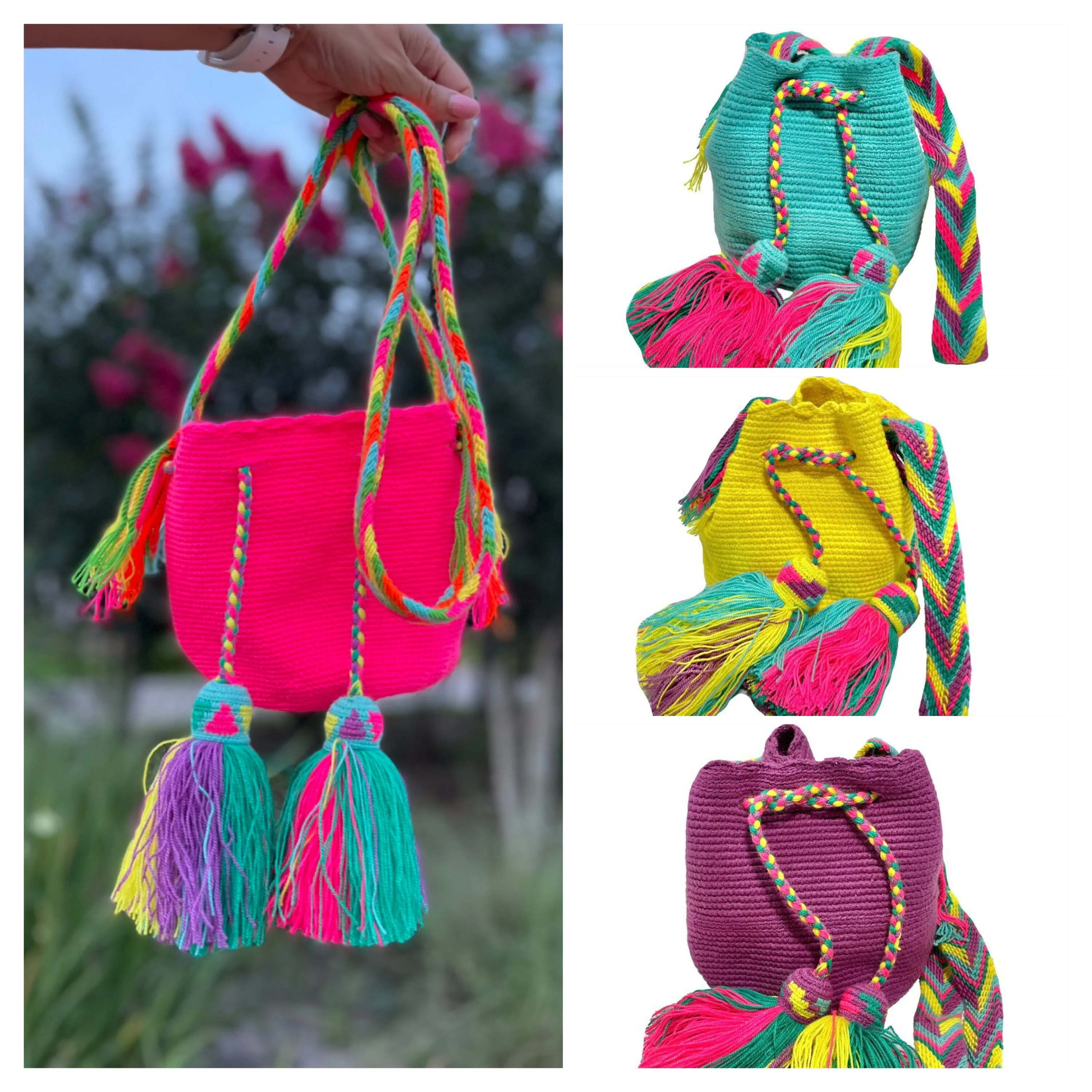 Summer Solstice MINI Crochet Bags | Spring/Summer Solid Colors