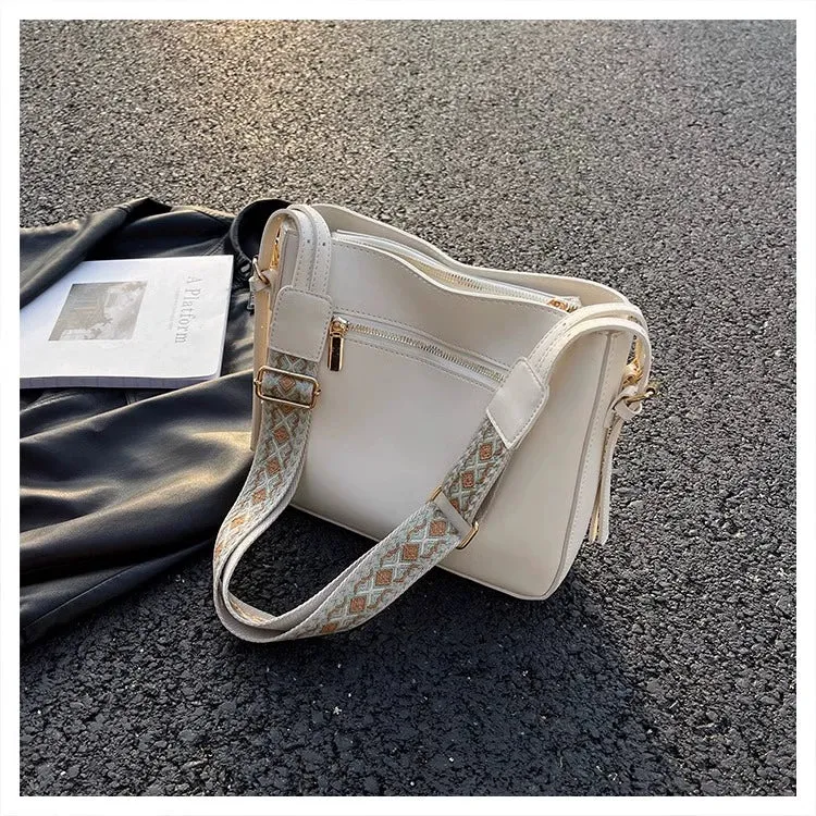 Women's Bag Summer Versatile Wide-Strap Bucket Bags